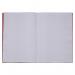 RHINO A4+ (13 x 9 inch) Oversized Exercise Book 80 Page 8mm Ruled Feint With Margin Red (Pack 50) - VDU080-200-4 19669VC