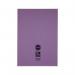 RHINO A4+ (13 x 9 inch) Oversized Exercise Book 80 Page 8mm Ruled Feint With Margin Purple (Pack 50) - VDU080-214-4 19676VC