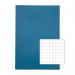 RHINO A4+ (13 x 9 inch) Oversized Exercise Book 80 Page 10mm Squared Light Blue (Pack 50) - VDU080-317-2 19711VC