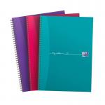 Oxford Mynotes Twinwire Notebook 200 Pages A4 Assorted (Pack 3) 400159501 19818HB
