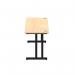 Impulse 1800 x 600mm Straight Desk Maple Top Black Cantilever Leg MI003250 19821DY