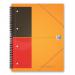 Oxford International Wirebound PP Meeting Book A4+ Perforated 4 Holes 160 Pages Orange 100104296 20014HB