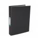 Elba Ring Binder A4+ 25mm Capacity 30mm Spine Paper On Board 2 O-Ring Black (Pack 10) 400033495 20119HB