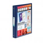 Elba Vision Ring Binder A4 25mm Capacity 30mm Spine 4 O-Ring Blue 100080876 20126HB