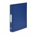 Elba Plastic Ring Binder A4 25mm Capacity 35mm Spine 2 O-Ring Blue (Pack 10) 400001508 20140HB