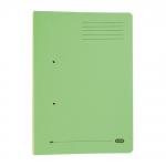 Elba Spirosort Transfer Spring Files Recycled 315gsm Foolscap Green (Pack 25) 100090160 20182HB