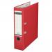 Leitz 180 Lever Arch File Polypropylene A4 80mm Spine Width Red (Pack 10) 10101025 20213ES