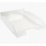 Exacompta ECOTRAY Letter Tray 345 x 255 x 65mm Clear - 12323D 20285EX