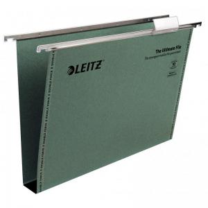 Photos - File Folder / Lever Arch File LEITZ Ultimate Clenched Bar Foolscap Suspension File Card 30mm Green 