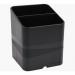 Exacompta PEN-CUBE Pen Pot 74 x 74 x 93mm Black - 677014D 20334EX