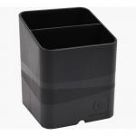 Exacompta PEN-CUBE Pen Pot 74 x 74 x 93mm Black - 677014D 20334EX