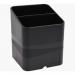 Exacompta PEN-CUBE Pen Pot 74 x 74 x 93mm Black - 677014D 20334EX