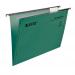 Leitz Ultimate Clenched Bar Foolscap Suspension File Card 15mm V Base Green (Pack 50) 17440055 20339ES