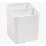 Exacompta PEN-CUBE Pen Pot 74 x 74 x 93mm White - 67713D 20348EX