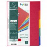 Exacompta Divider 5 Part A4 225gsm Pressboard Assorted Colours - 1405E 20392EX