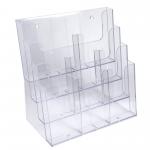 Exacompta Acrylic Literature Holder Dividers 30 x 6 x 184mm Clear (Pack 2) - 62858D 20425EX