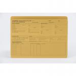 Guildhall Pre-Printed HR File Manilla 244x355mm 315gsm Yellow (Pack 50) - 2111300Z 20427EX