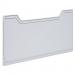 Exacompta Horizontal Literature Holder Cover 6 x 327 x 188mm Light Grey - 63040D 20446EX