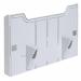 Exacompta Horizontal Wall Literature Holder 80 x 327 x 213mm Light Grey - 63140D 20460EX