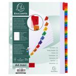 Exacompta Index 1-31 A4 Extra Wide 160gsm Card White with Coloured Mylar Tabs - 4131E 20476EX