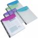 Rapesco High Capacity Ring Binder Popper Wallet A4 - Transparent Assorted - PK5 - 1630 20544RA