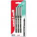 uni-ball EYE Fine UB-157 Rollerball Pen 0.7mm Tip Black Blister Pack Plastic Free Packaging (Pack 3) - 238212078 20579UB