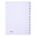 Exacompta Index Jan-Dec A4 160gsm Card White with White Mylar Tabs - MWDJ-DZ 20616EX