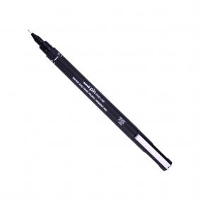 uni PIN01-200(S) Pigment Ink Fine Line Pen 0.1mm Tip Black (Pack 12) - 288902000 20642UB