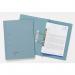 Guildhall Spring Transfer File Manilla Foolscap 285gsm Blue (Pack 25) - 346-BLUZ 20686EX