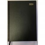 ValueX Diary A5 Week To View 2024 Black - BUSA53 Black 20840SY