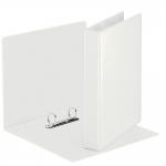 Esselte Essentials Presentation Ring Binder Polypropylene 2 D-Ring A5 25mm Rings White (Pack 12) 46571 21088ES