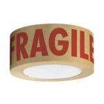 Self-Adhesive Paper Tape Printed Fragile in Red 50mm x 50m (Pack 6) - SAP5050FR 21097HZ