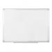 Bi-Office Earth-It Non Magnetic Melamine Whiteboard Aluminium Frame 900x600mm - PRMA0300790 21106BS