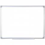 Bi-Office Earth-It Non Magnetic Melamine Whiteboard Aluminium Frame 1200x900mm - PRMA0500790 21113BS