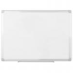 Bi-Office Earth-It Non Magnetic Melamine Whiteboard Aluminium Frame 1800x1200mm - PRMA2700790 21120BS