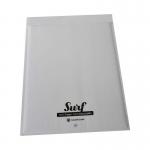 Surf All Paper Padded Mailing Envelopes Size K(7) 100% Recyclable Internal Size 350mm x 470mm White (Box 100) - SURFK7 21181HZ