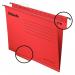 Esselte Classic Foolscap Suspension File Board 15mm V Base Red (Pack 25) 90336 21200ES