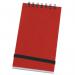 Silvine 76x127mm Wirebound Pressboard Cover Notebook 192 Pages Red (Pack 12) - 194 21442SC