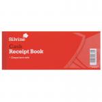 Silvine Receipt Book 80x202mm 40 Receipts Red (Pack 36) - 233 21449SC