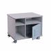 Rocada Mobile Melamine Table 72x58x59cm Grey - 4020 21454RC