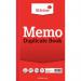 Silvine 210x127mm Duplicate Memo Book Carbon Ruled 1-100 Taped Cloth Binding 100 Sets (Pack 6) - 601 21470SC