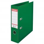 Esselte Lever Arch File No1 Polypropylene A4 75mm Green (Pack 10) - 811360 21552AC