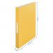 Leitz Ringbinder Cosy A4 Polypropylene 2RR 25mm Warm Yellow (Pack 10) - 42380019 21559AC