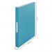 Leitz Ringbinder Cosy A4 Polypropylene 2RR 25mm Calm Blue (Pack 10) - 42380061 21566AC