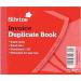 Silvine 102x127mm Duplicate Invoice Book Carbon Ruled 1-100 Taped Cloth Binding 100 Sets (Pack 12) - 616 21673SC