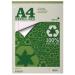 Silvine A4 Refill Pad Recycled Ruled 160 Pages Green (Pack 6) - RE4FM 21764SC