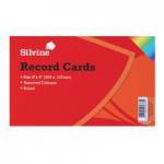 ValueX Record Cards Ruled 203x127mm Assorted Colours (Pack 100) - 585AC 21799SC
