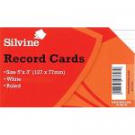 ValueX Record Cards Ruled 127x76mm White (Pack 100) - 553W 21806SC