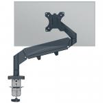 Leitz Ergo Space-Saving Single Monitor Arm Suitable for Monitors upto 32inches Dark Grey - 64890089 21811AC