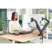 Leitz Ergo Space-Saving Dual Monitor Arm Suitable for Monitors upto 32inches Dark Grey - 65370089 21818AC